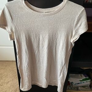 Women’s tan hollister tee
